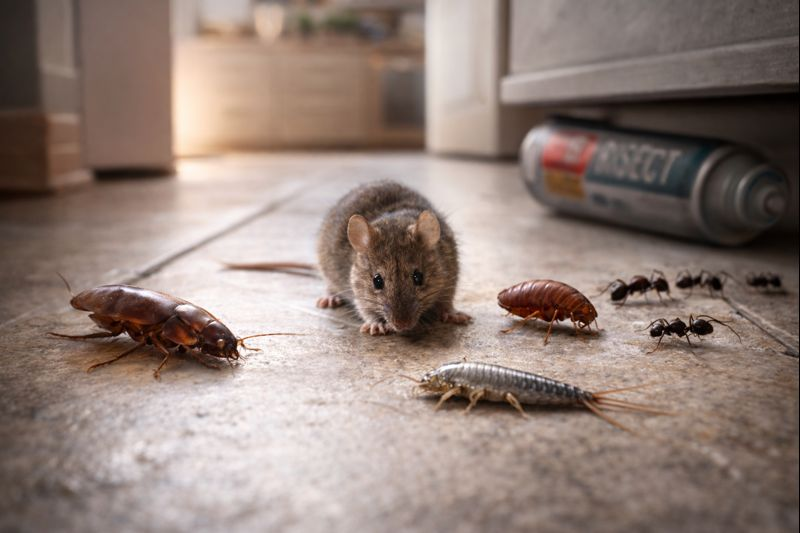 Les nuisibles les plus courants dans les logements urbains